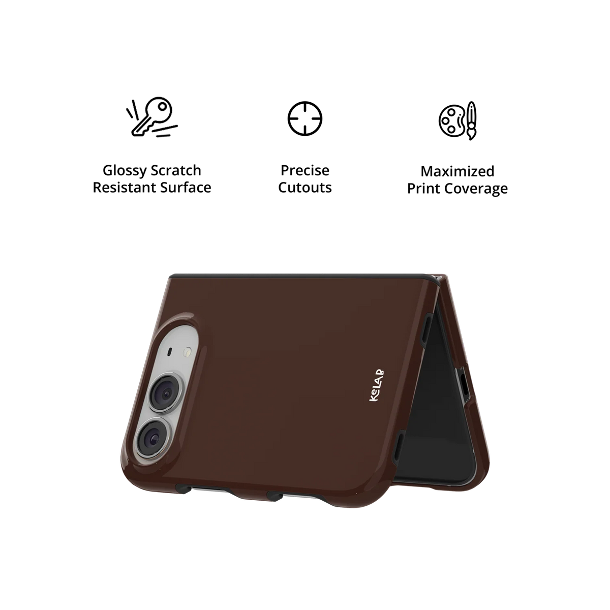 Espresso | Solid Rich Brown iPhone Case