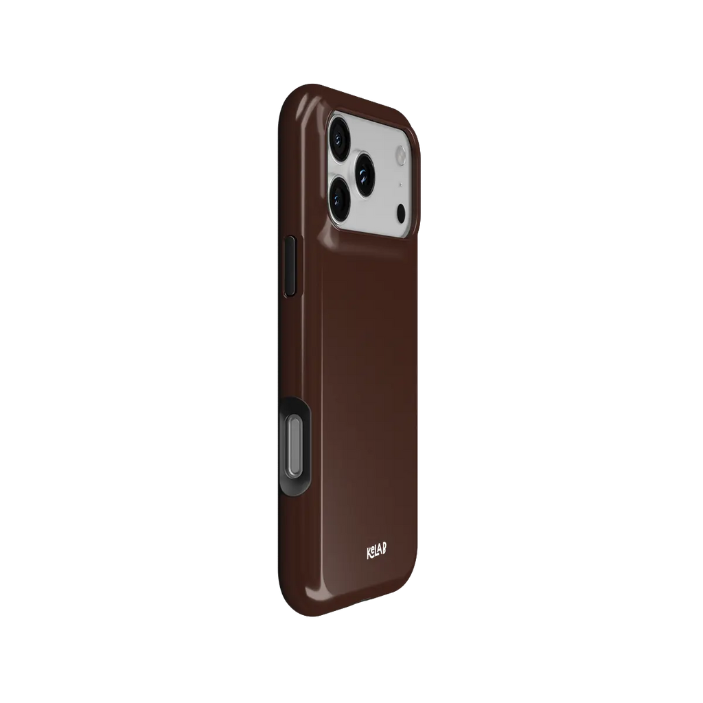 Espresso | Solid Rich Brown iPhone Case