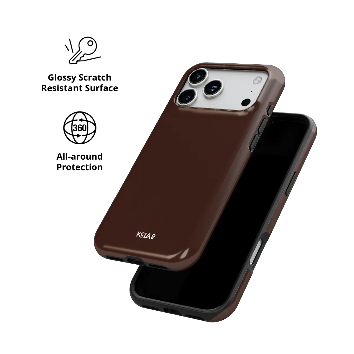 Espresso | Solid Rich Brown iPhone Case