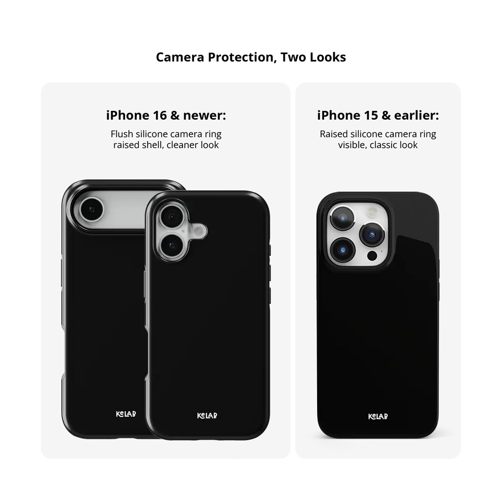 Solid Black | Minimalist Black iPhone Case
