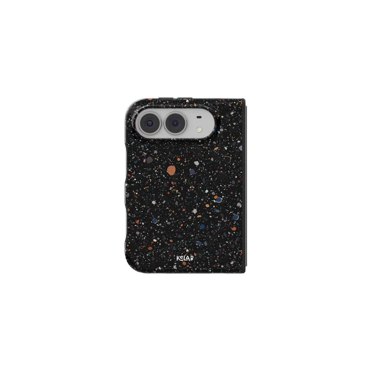 Obsidian Mist | Black Paint Splatter iPhone Case