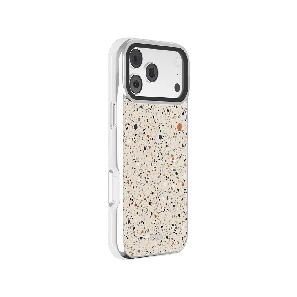Ivory Haze | Ivory Paint Splatter iPhone Case