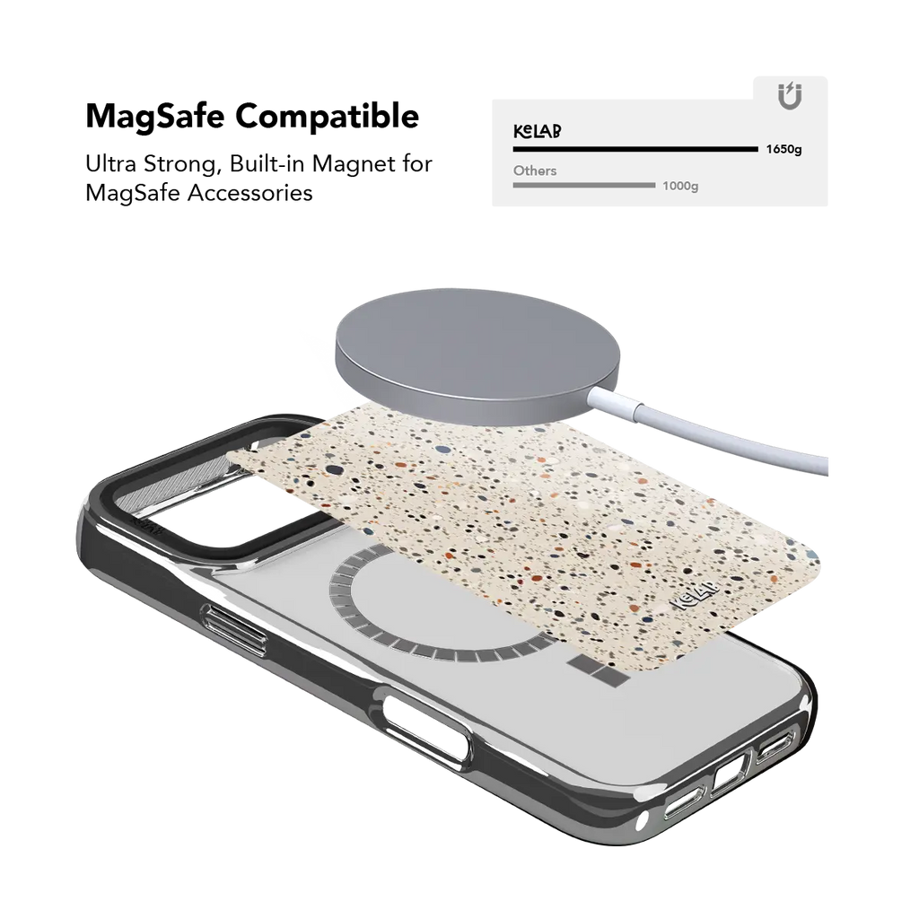 Ivory Haze | Ivory Paint Splatter iPhone Case