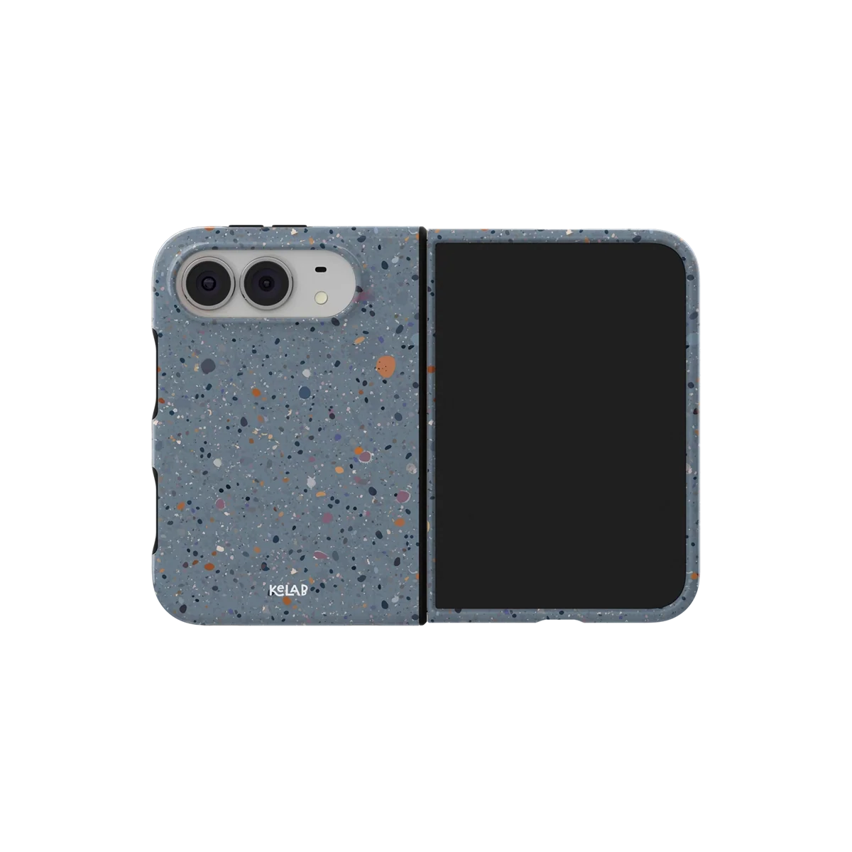 Seaside Drift | Blue Paint Splatter iPhone Case