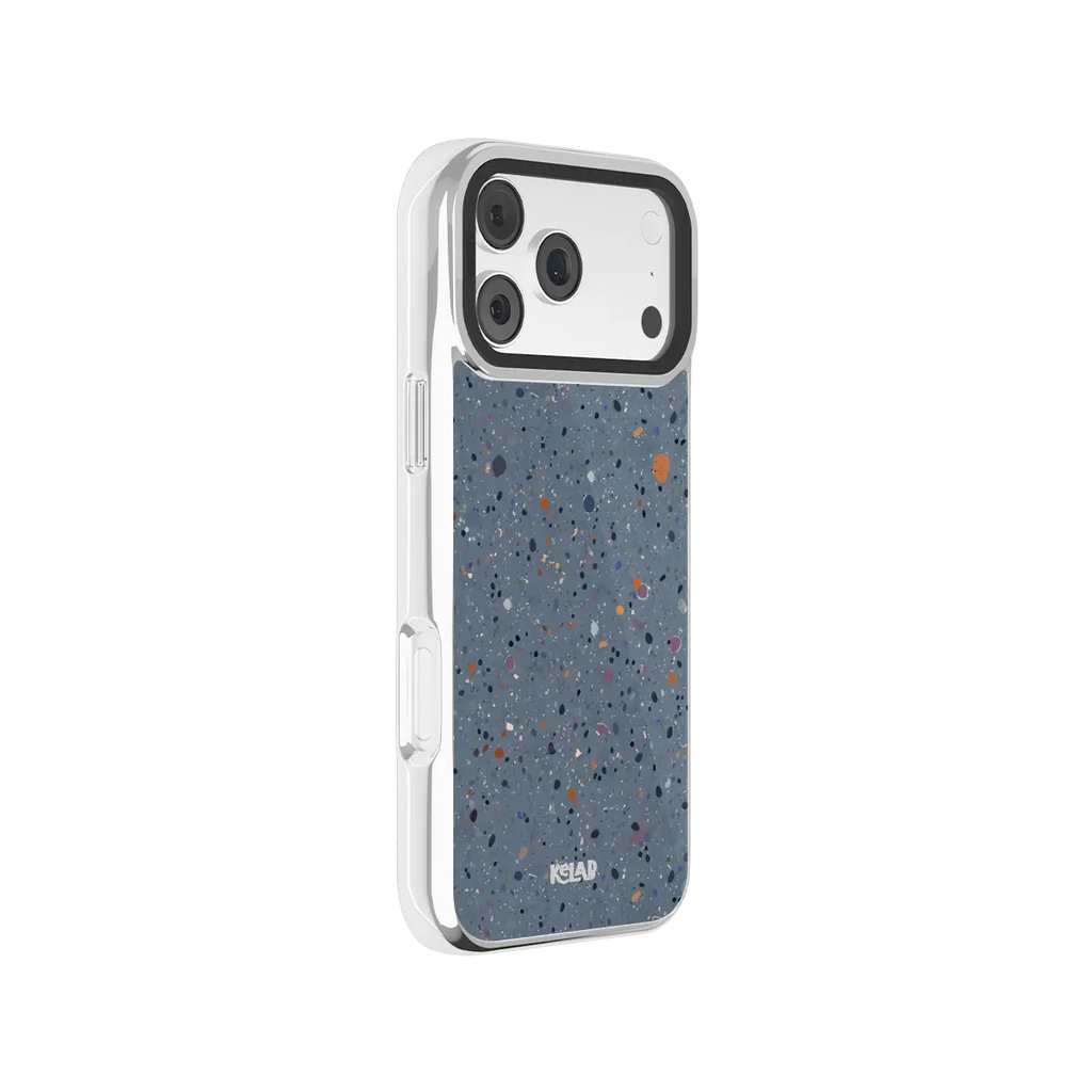 Seaside Drift | Blue Paint Splatter iPhone Case