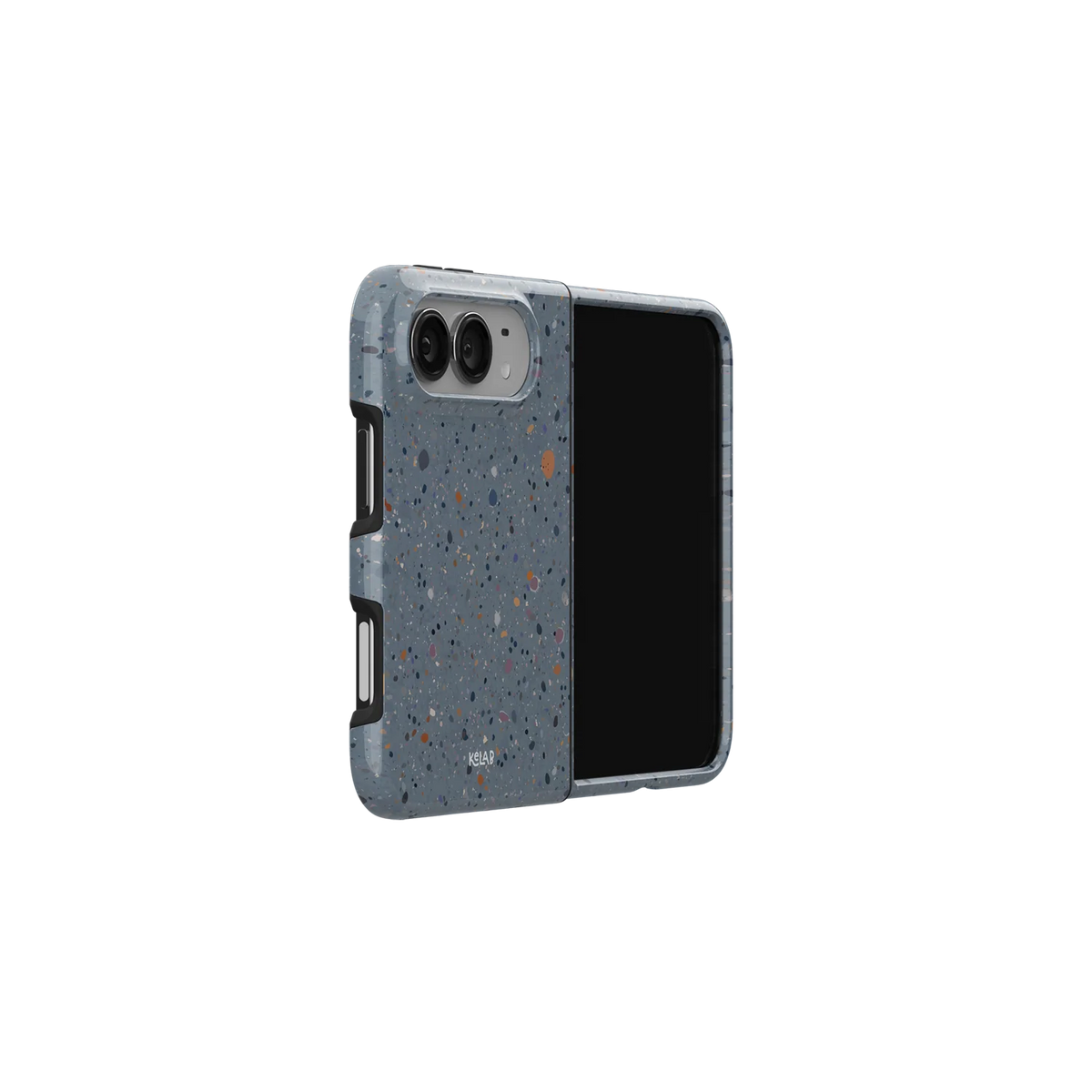 Seaside Drift | Blue Paint Splatter iPhone Case