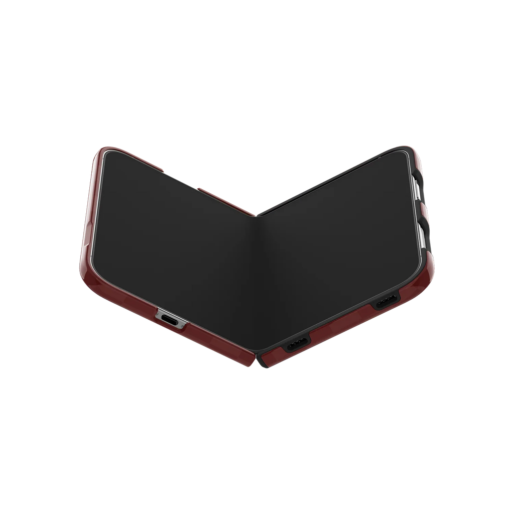 Maroon Check | Burgundy Checkerboard iPhone Case
