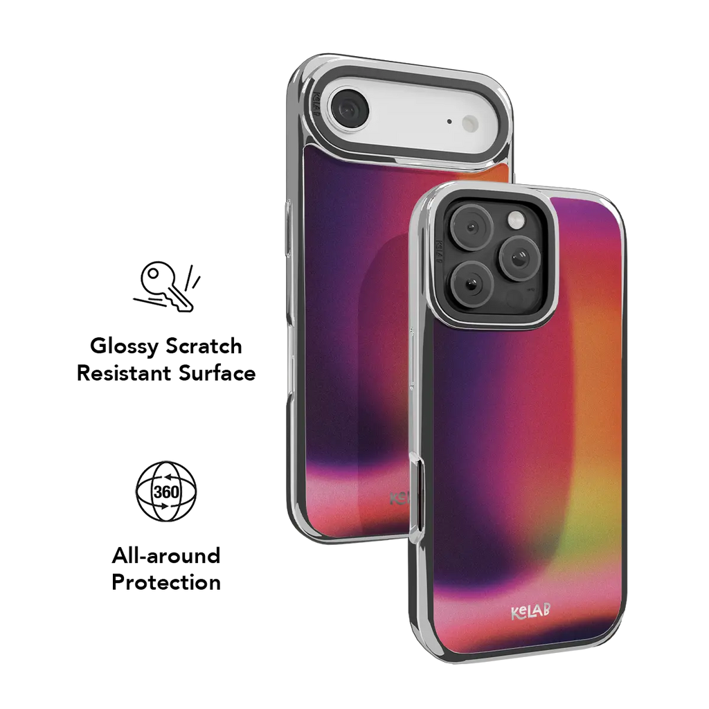 Lucid Ember | Purple Gradient Aura iPhone Case