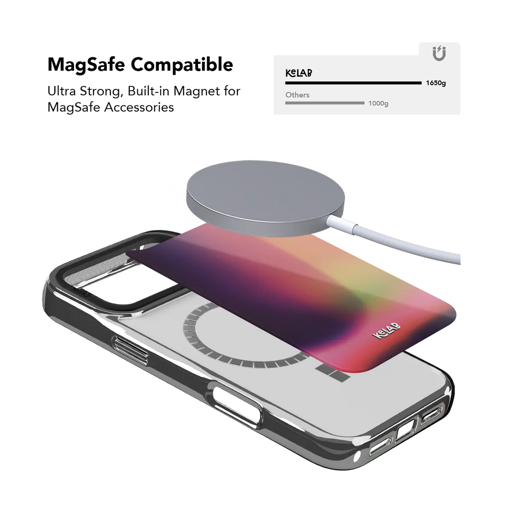 Lucid Ember | Purple Gradient Aura iPhone Case