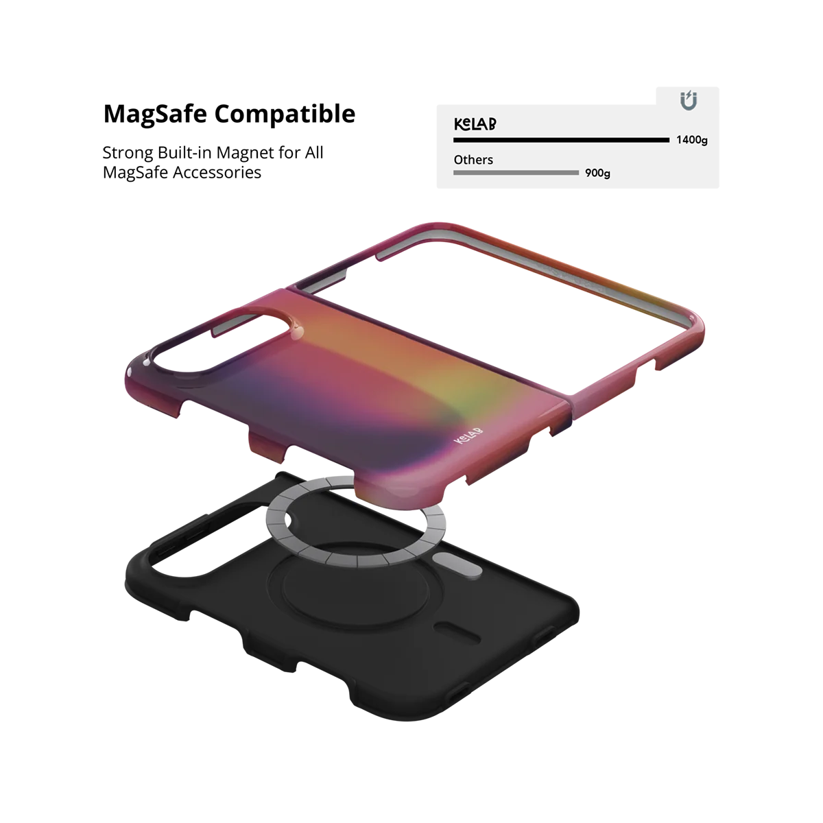 Lucid Ember | Purple Gradient Aura iPhone Case