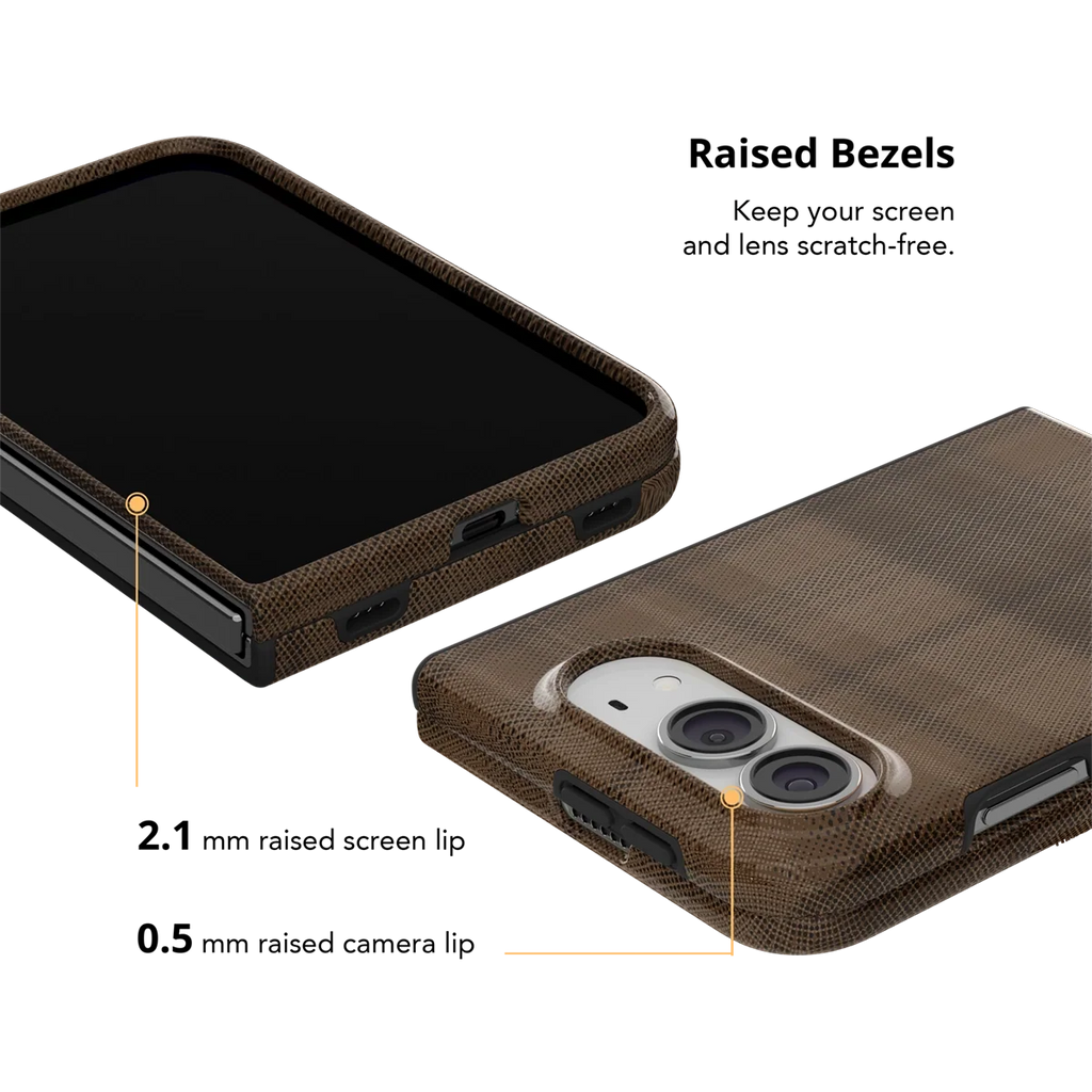 Chestnut | Brown Flannel Plaid iPhone Case
