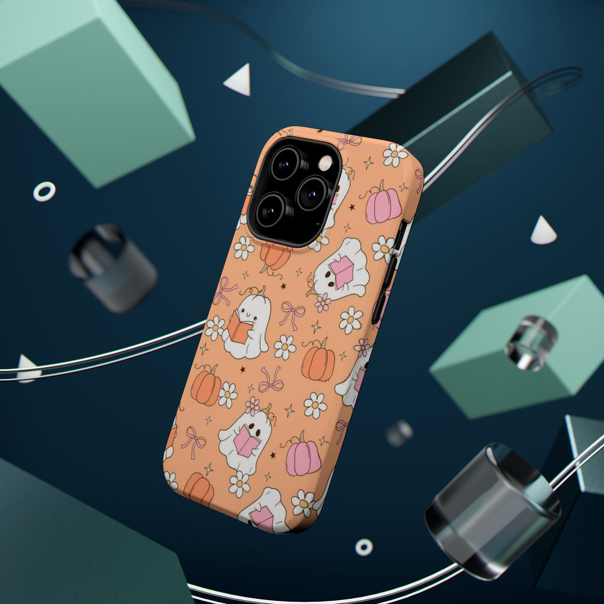Pumpkin Ghost Magnetic Phone Case