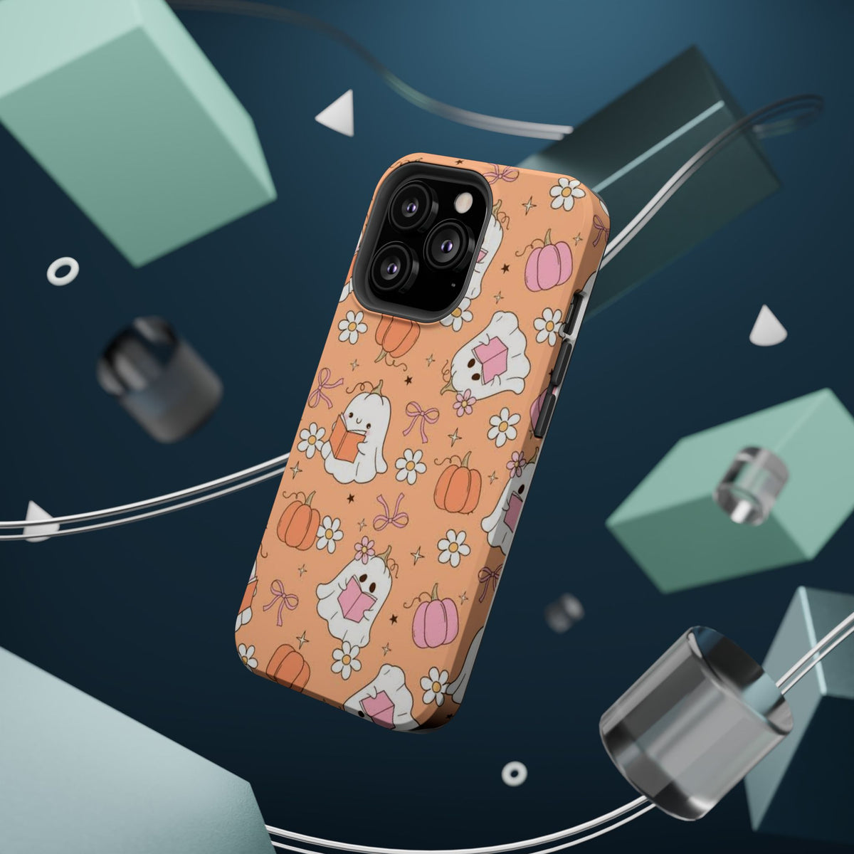 Pumpkin Ghost Magnetic Phone Case