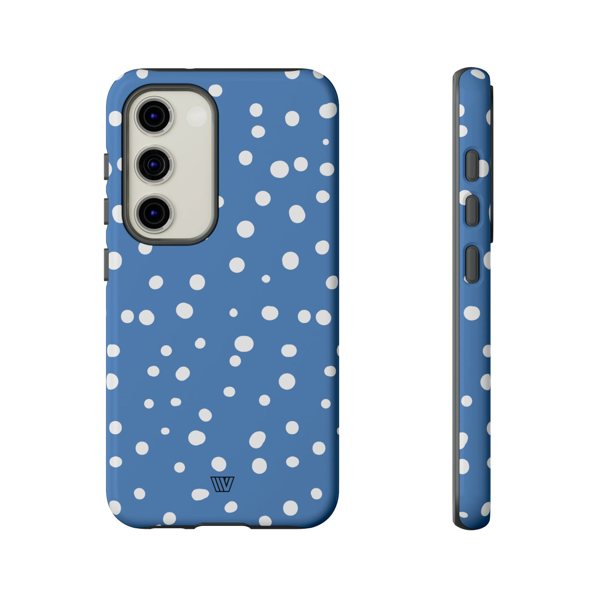 DUSTY BLUE DOTS | Tough Phone Case