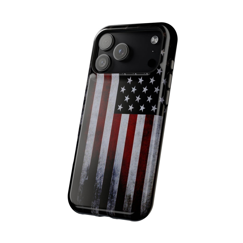 American Flag Magnetic Impact-Resistant Phone Case — Distressed USA Design