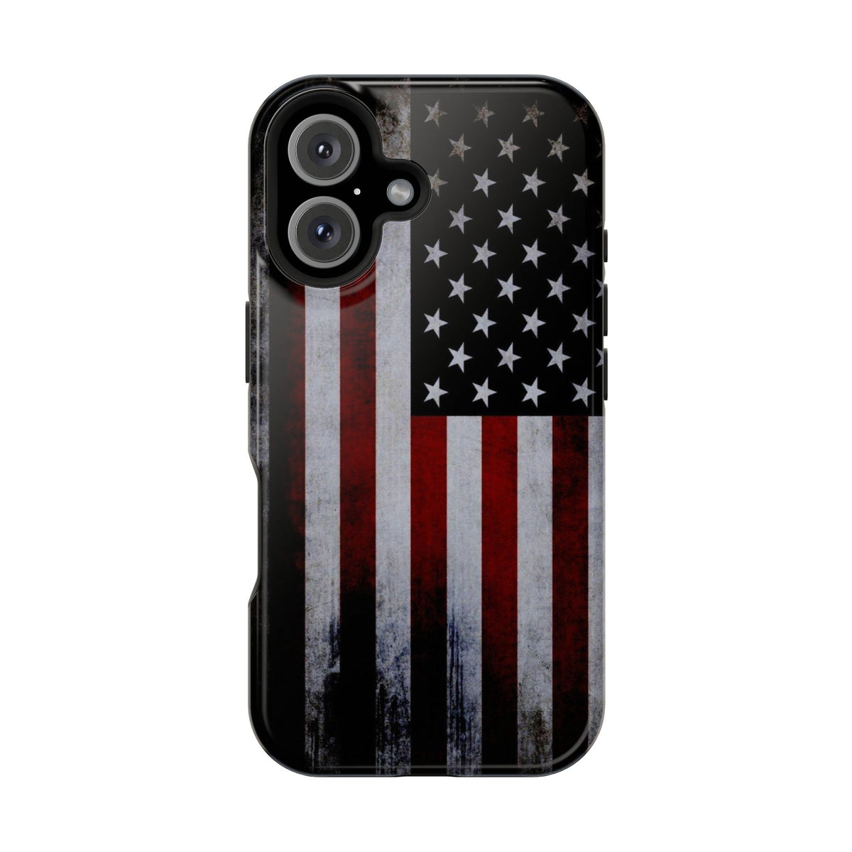 American Flag Magnetic Impact-Resistant Phone Case — Distressed USA Design