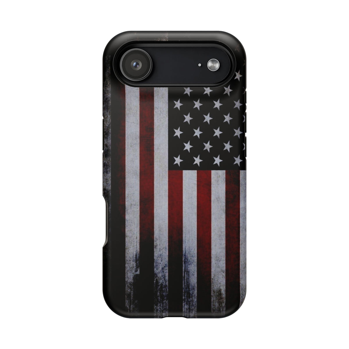 American Flag Magnetic Impact-Resistant Phone Case — Distressed USA Design