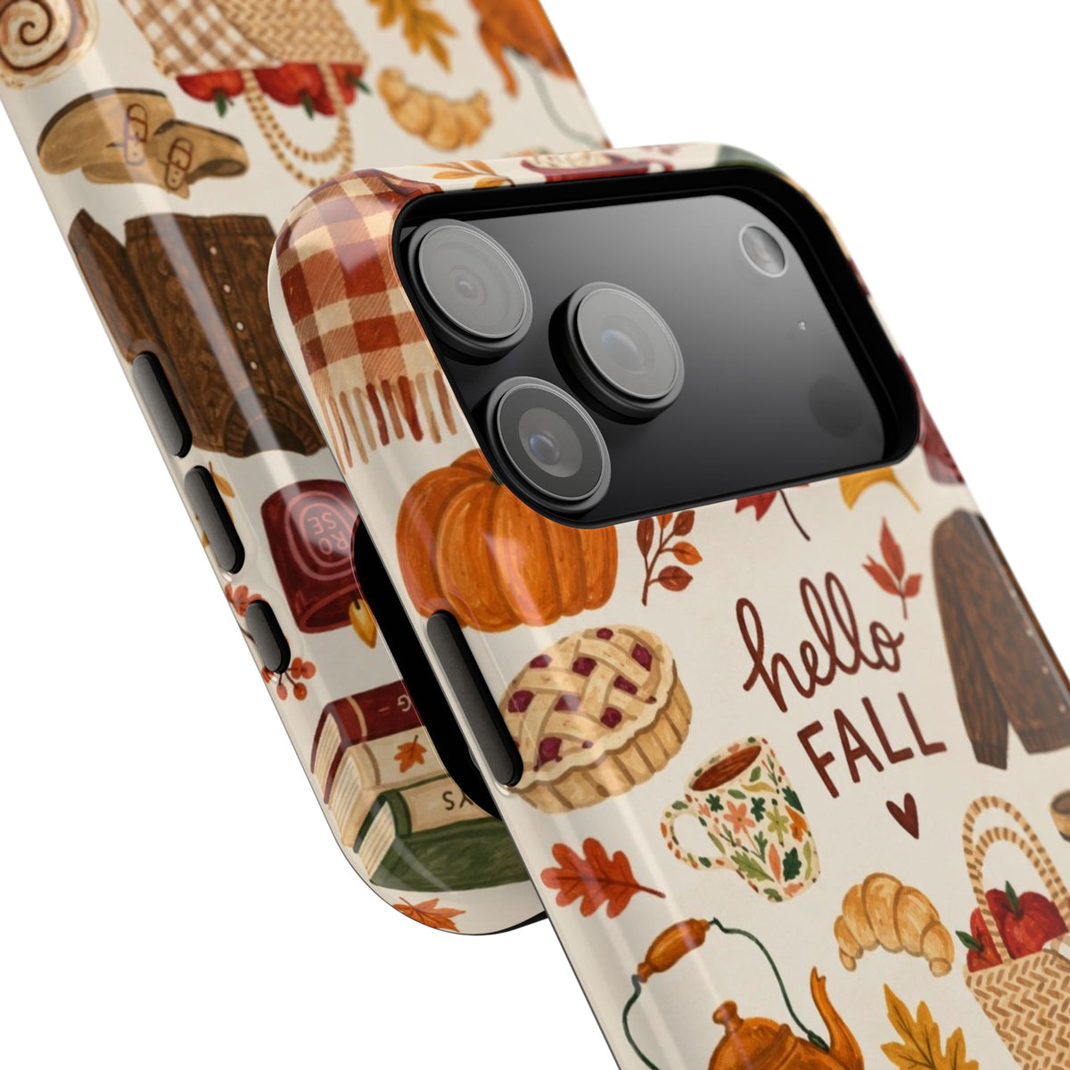 Phone Case — "Hello Fall" Autumn Collage Magnetic Impact-Resistant Case