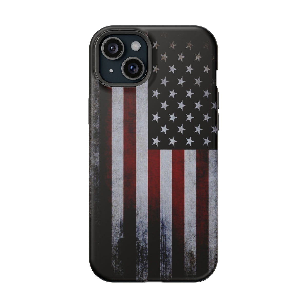 American Flag Magnetic Impact-Resistant Phone Case — Distressed USA Design
