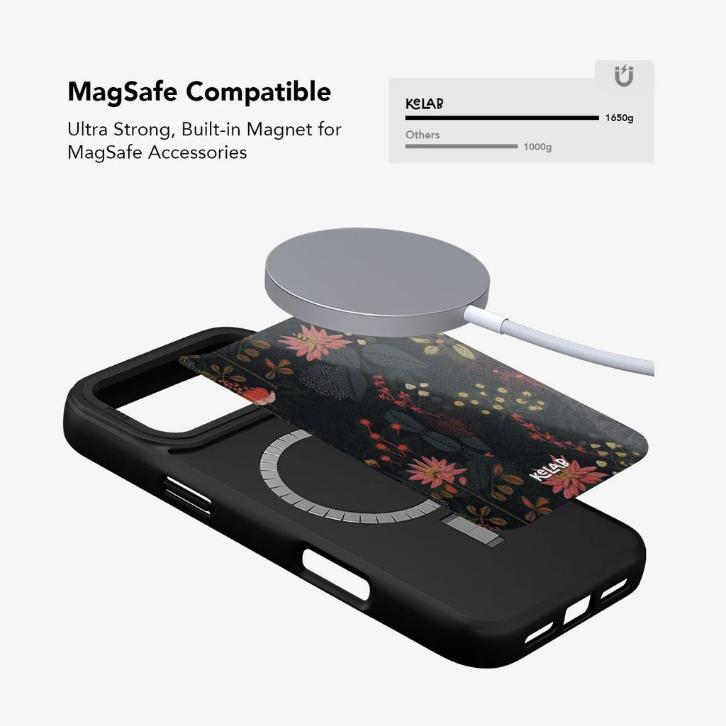 Starlit Botanica | Midnight Floral iPhone Case