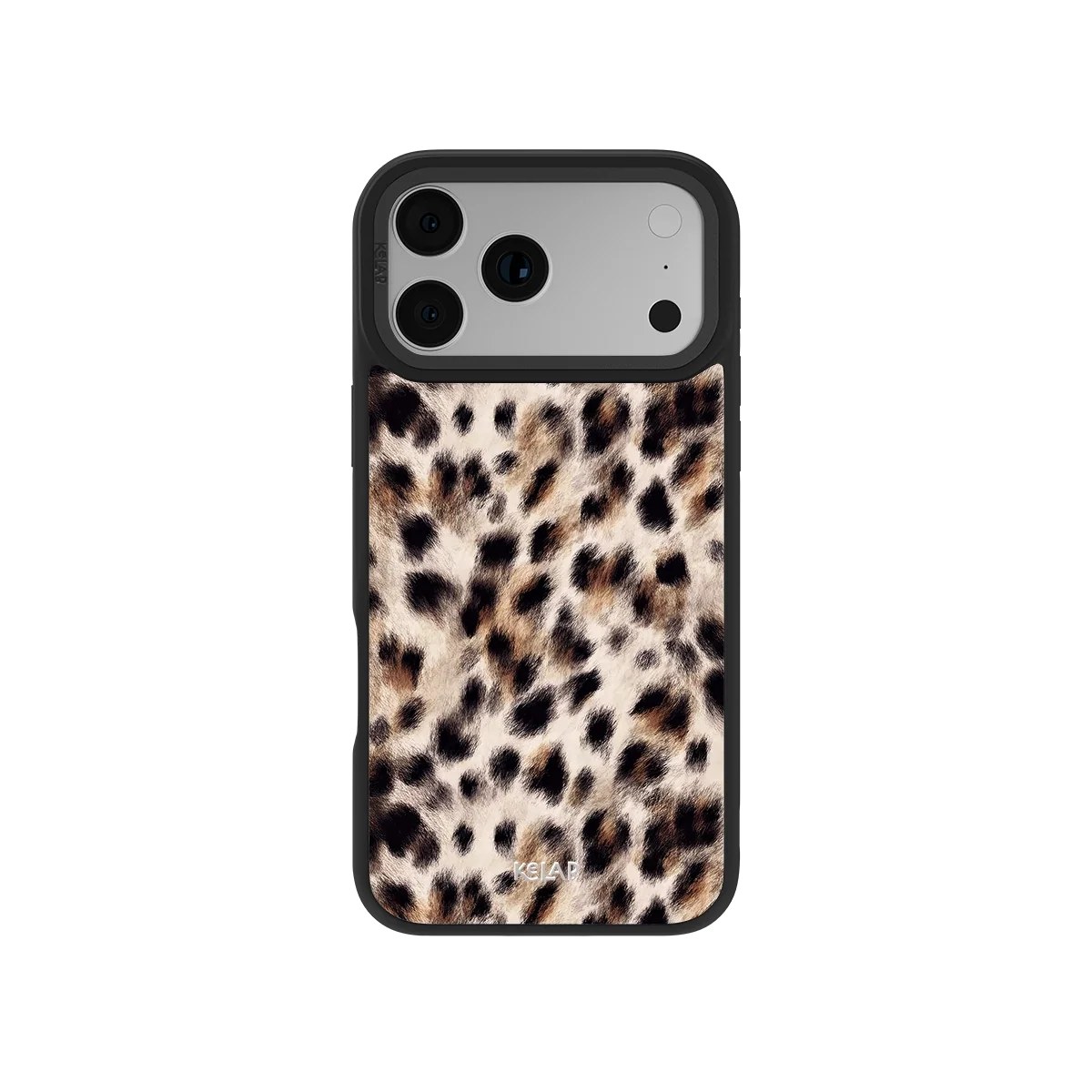 Arctic Aristocrat | Beige Cheetah Print iPhone Case