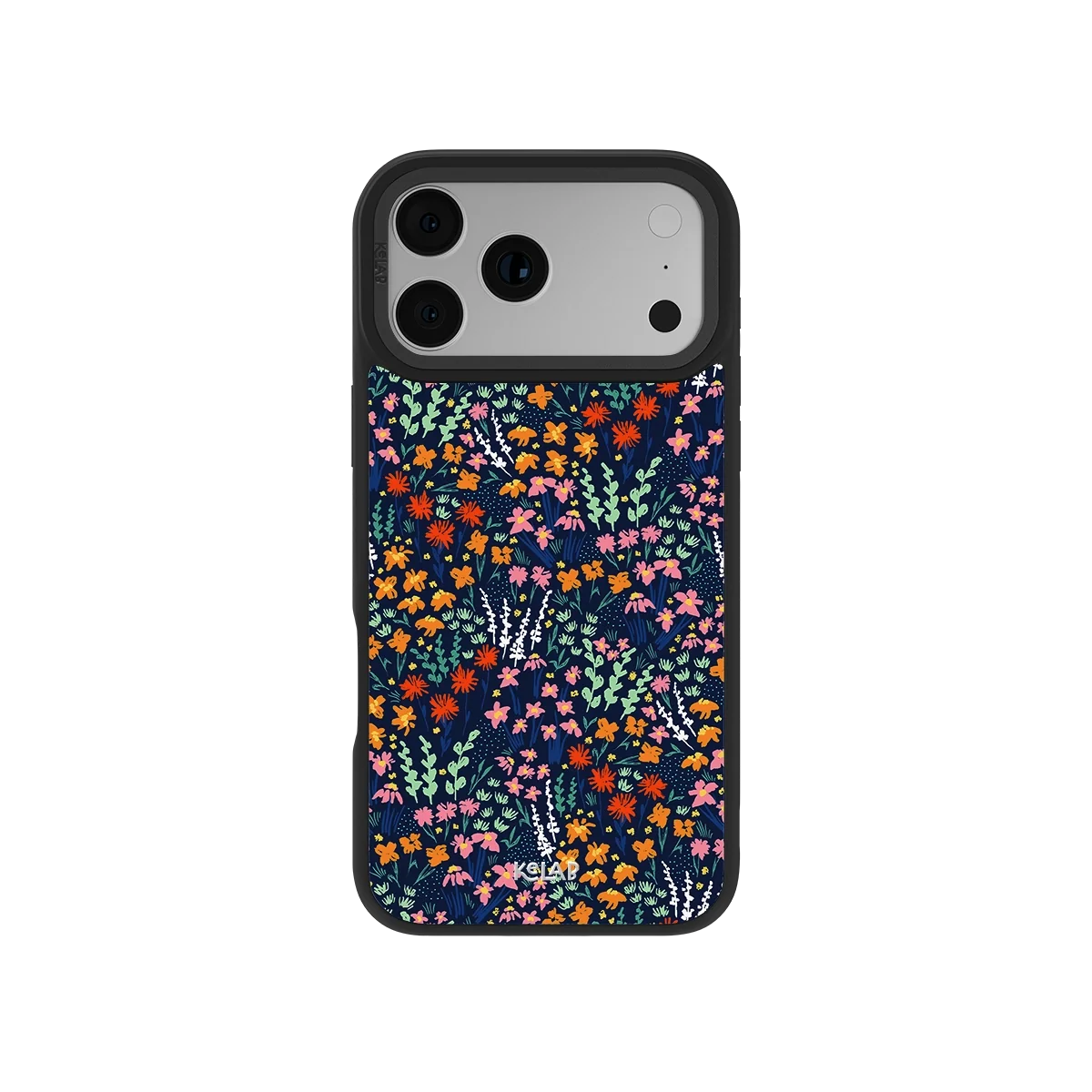 Midnight Meadow | Vibrant Wildflower iPhone Case