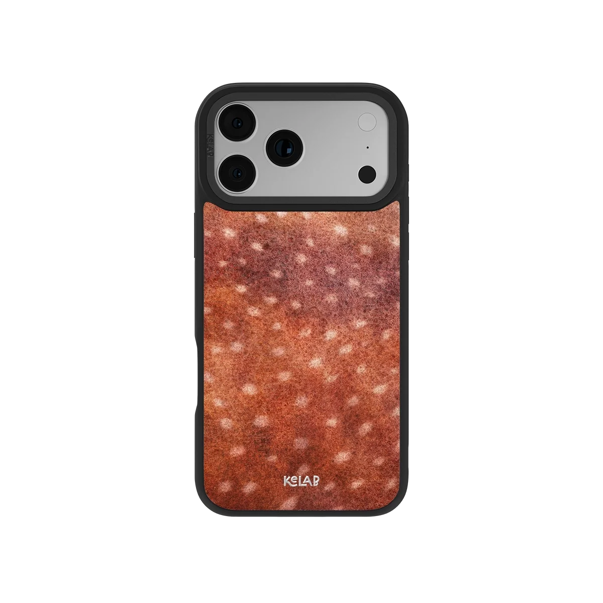 Midnight Fawn | Burnt Orange Deer Print iPhone Case