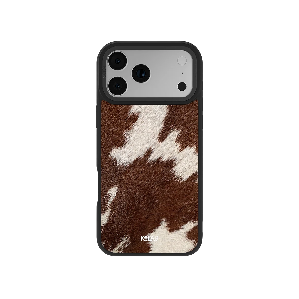 Rodeo Drive | Brown & White Cow Print iPhone Case