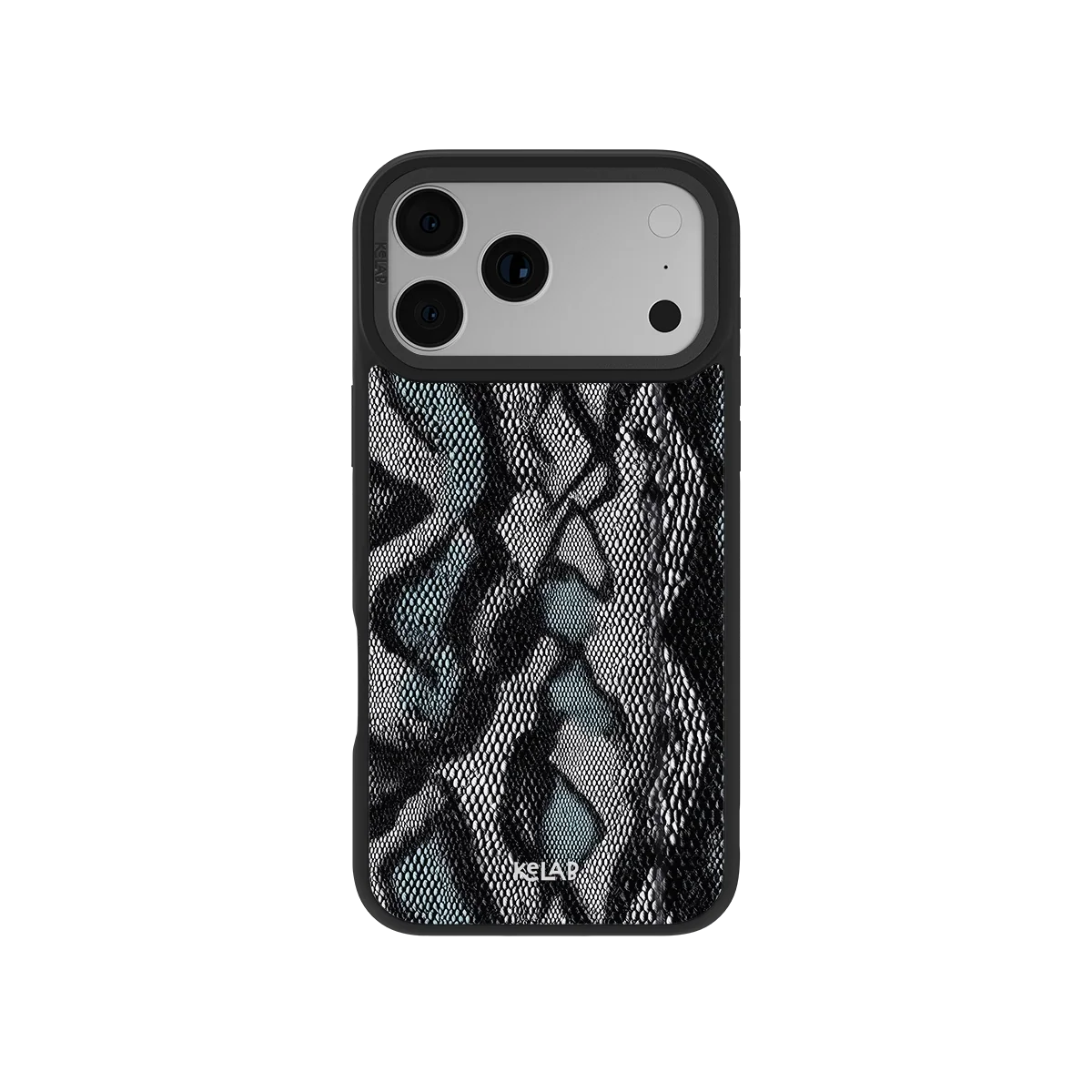 Viper Mesh | Teal Snake Print iPhone Case