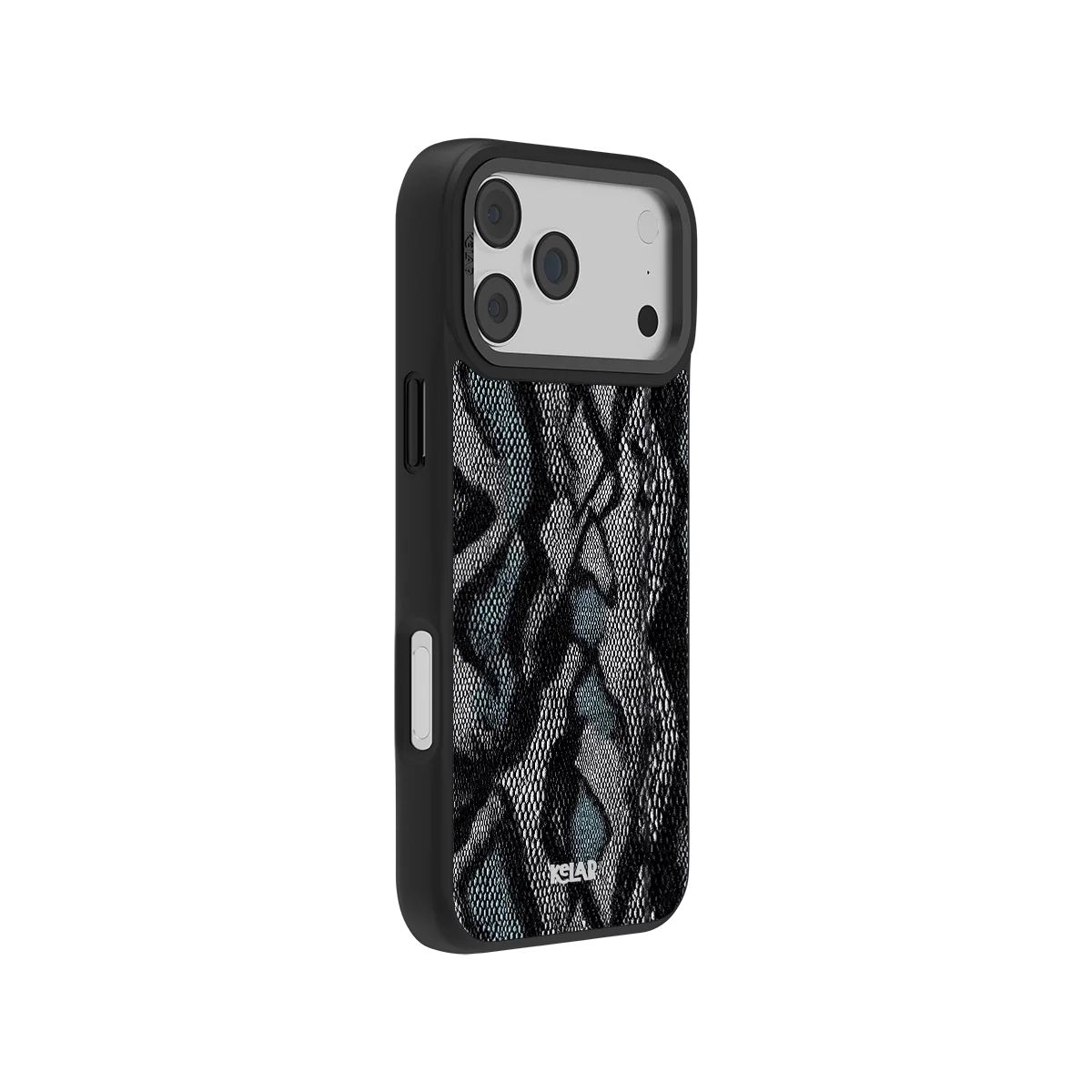 Viper Mesh | Teal Snake Print iPhone Case