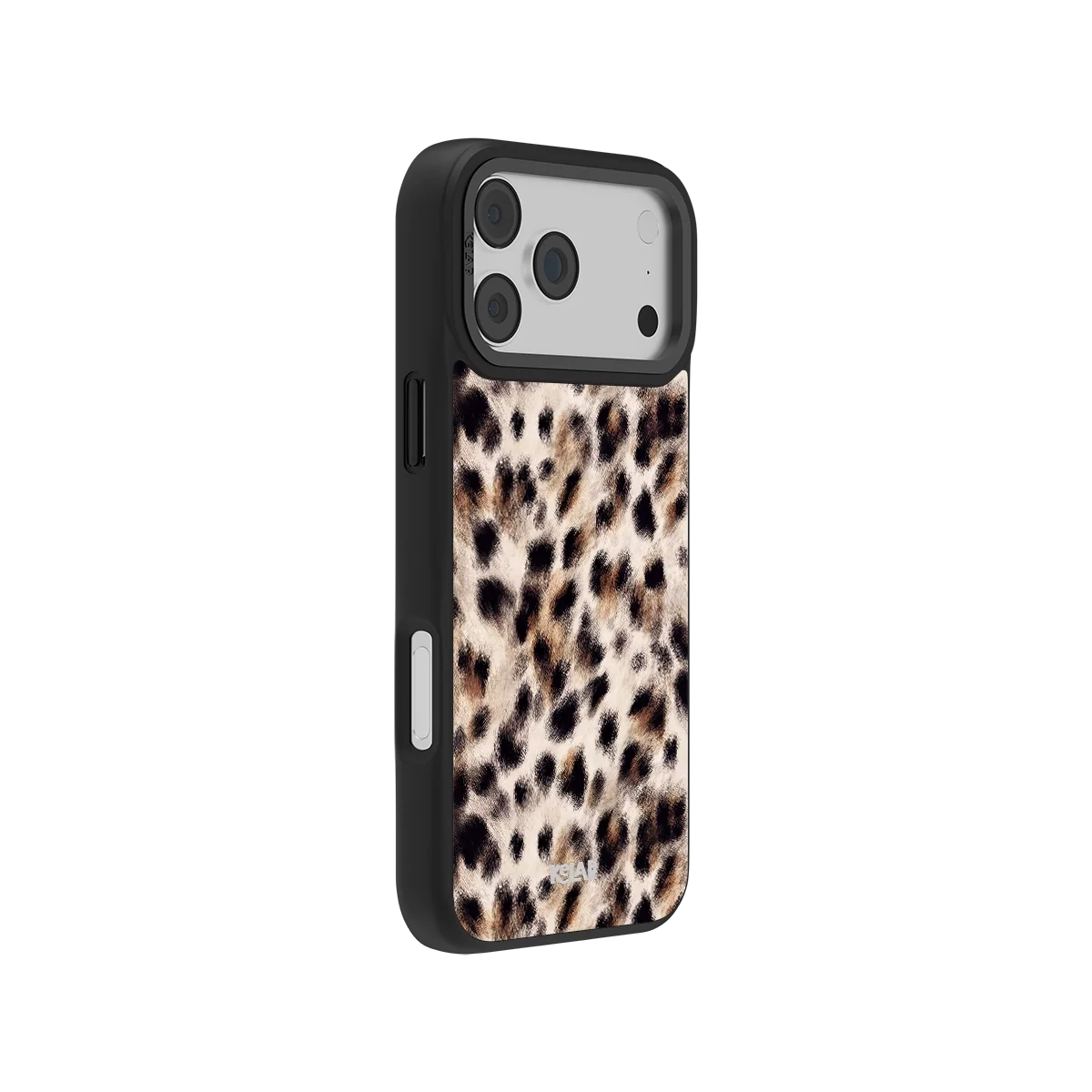 Arctic Aristocrat | Beige Cheetah Print iPhone Case