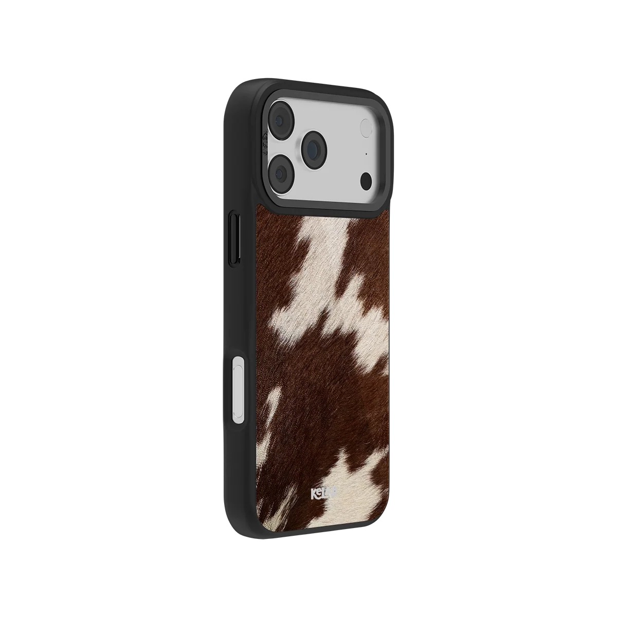 Rodeo Drive | Brown & White Cow Print iPhone Case
