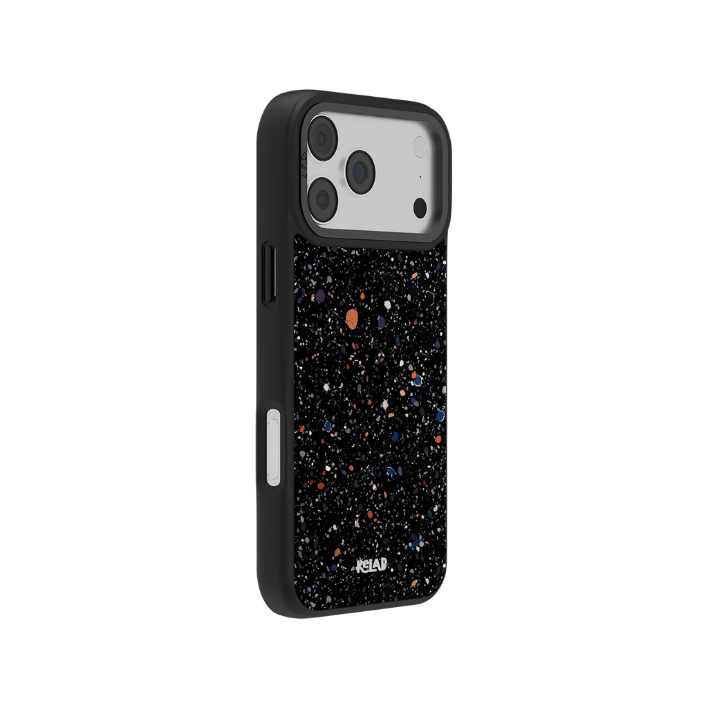 Obsidian Mist | Black Paint Splatter iPhone Case