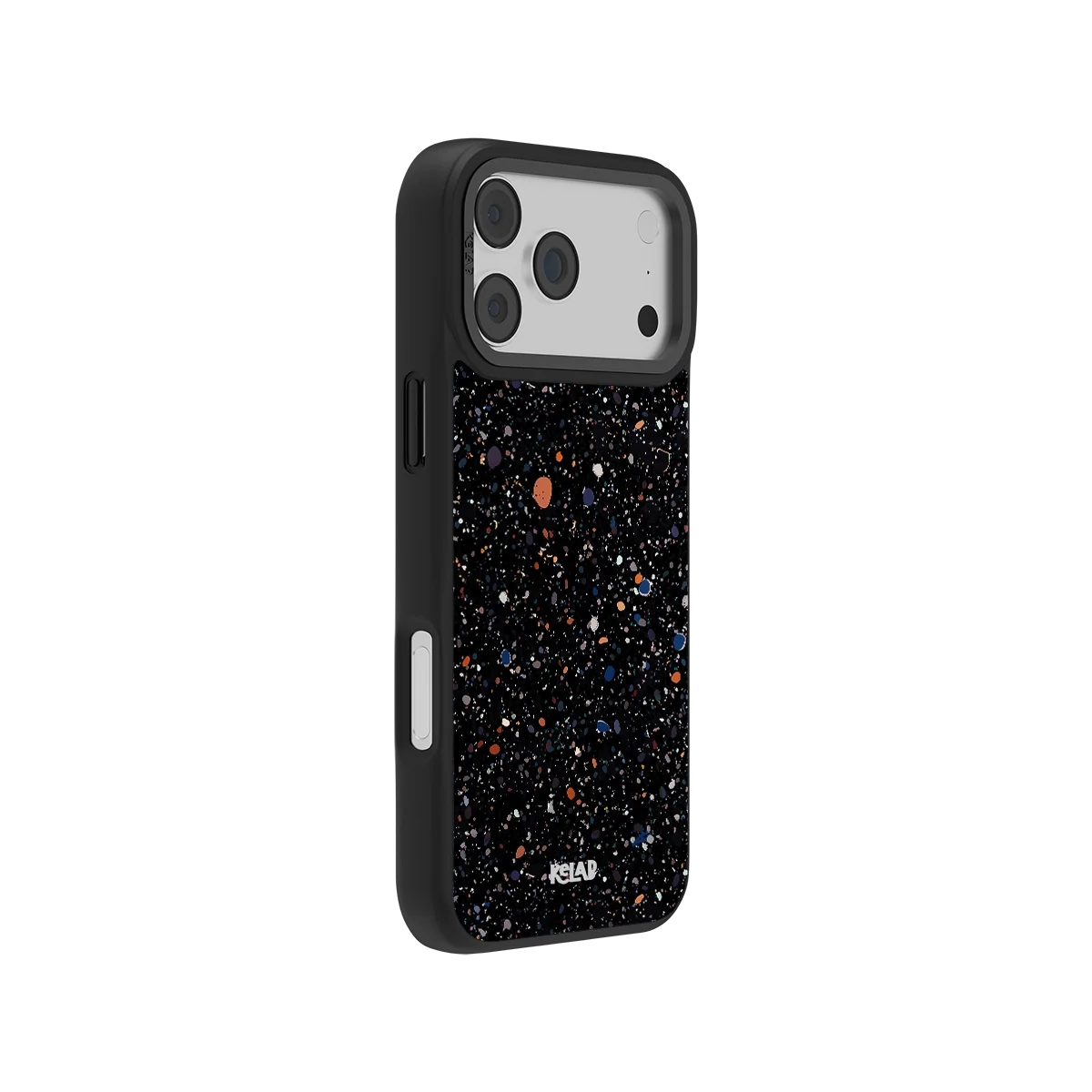 Obsidian Mist | Black Paint Splatter iPhone Case