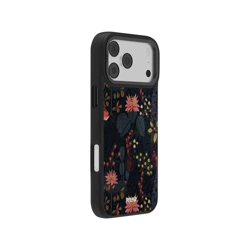 Starlit Botanica | Midnight Floral iPhone Case