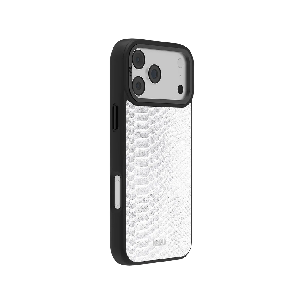 White Venom | Snake Skin Print iPhone Case