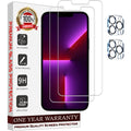 Entronix Clear Screen Protector & Camera Lens Protector Compatible with iPhone 12 Pro - 4-Piece Combo