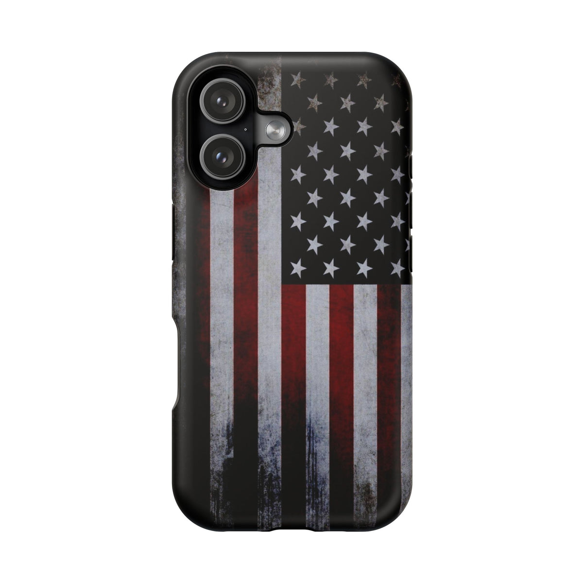American Flag Magnetic Impact-Resistant Phone Case — Distressed USA Design