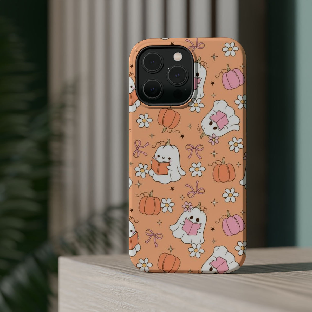 Pumpkin Ghost Magnetic Phone Case