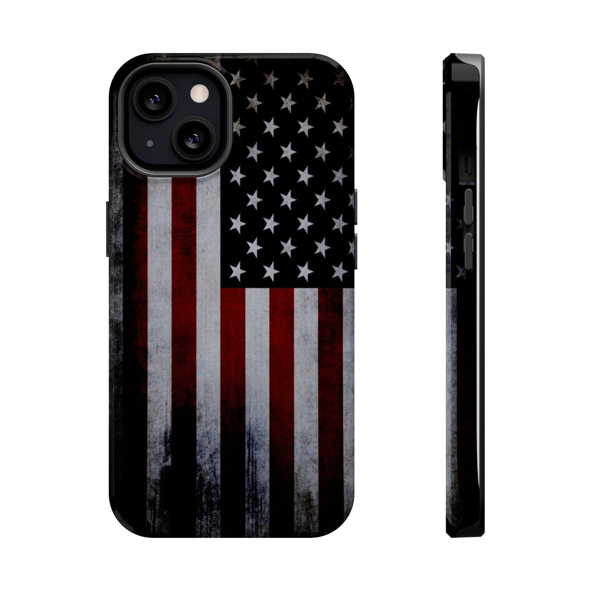American Flag Magnetic Impact-Resistant Phone Case — Distressed USA Design