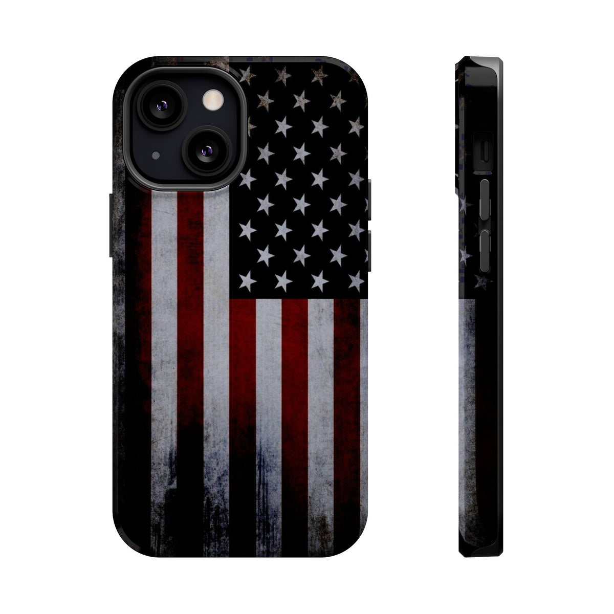 American Flag Magnetic Impact-Resistant Phone Case — Distressed USA Design