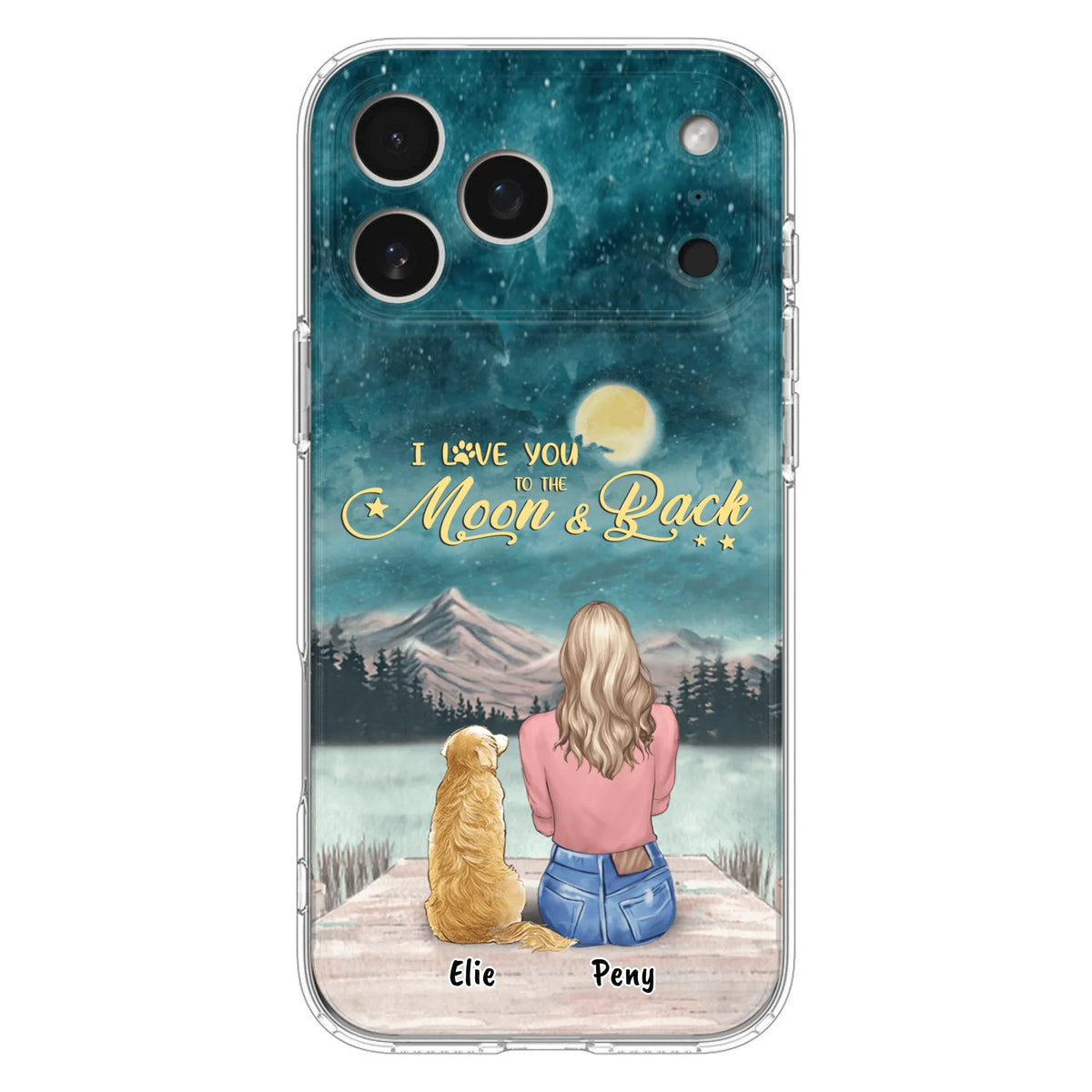 Personalized Pet Mom Phone Case - up to 4 Pets - FD19NO