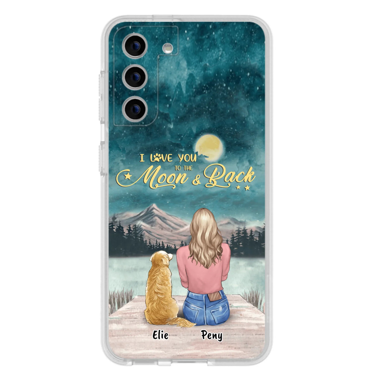 Personalized Pet Mom Phone Case - up to 4 Pets - FD19NO