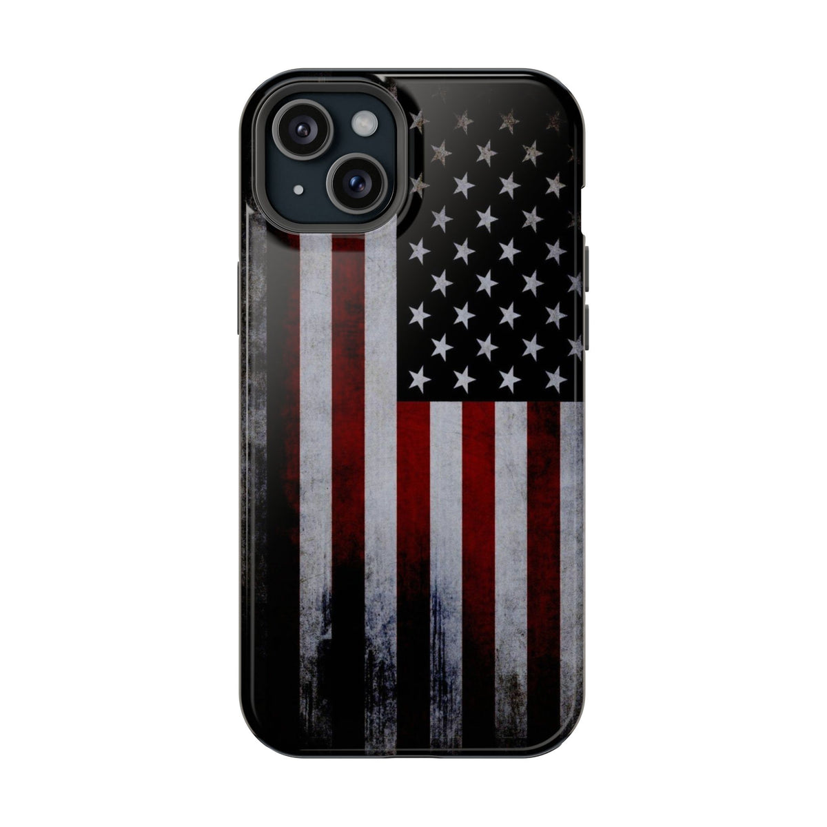American Flag Magnetic Impact-Resistant Phone Case — Distressed USA Design
