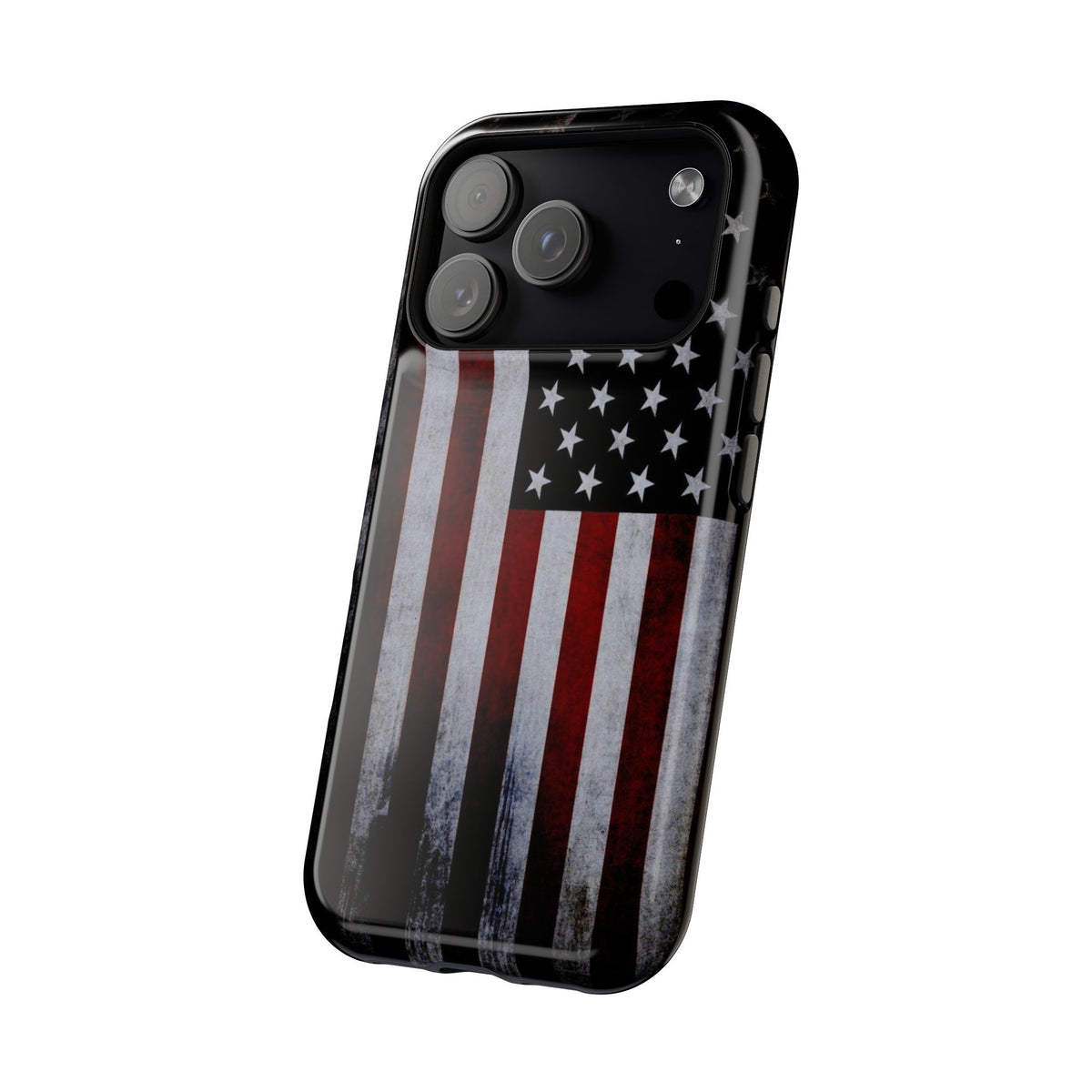 American Flag Magnetic Impact-Resistant Phone Case — Distressed USA Design