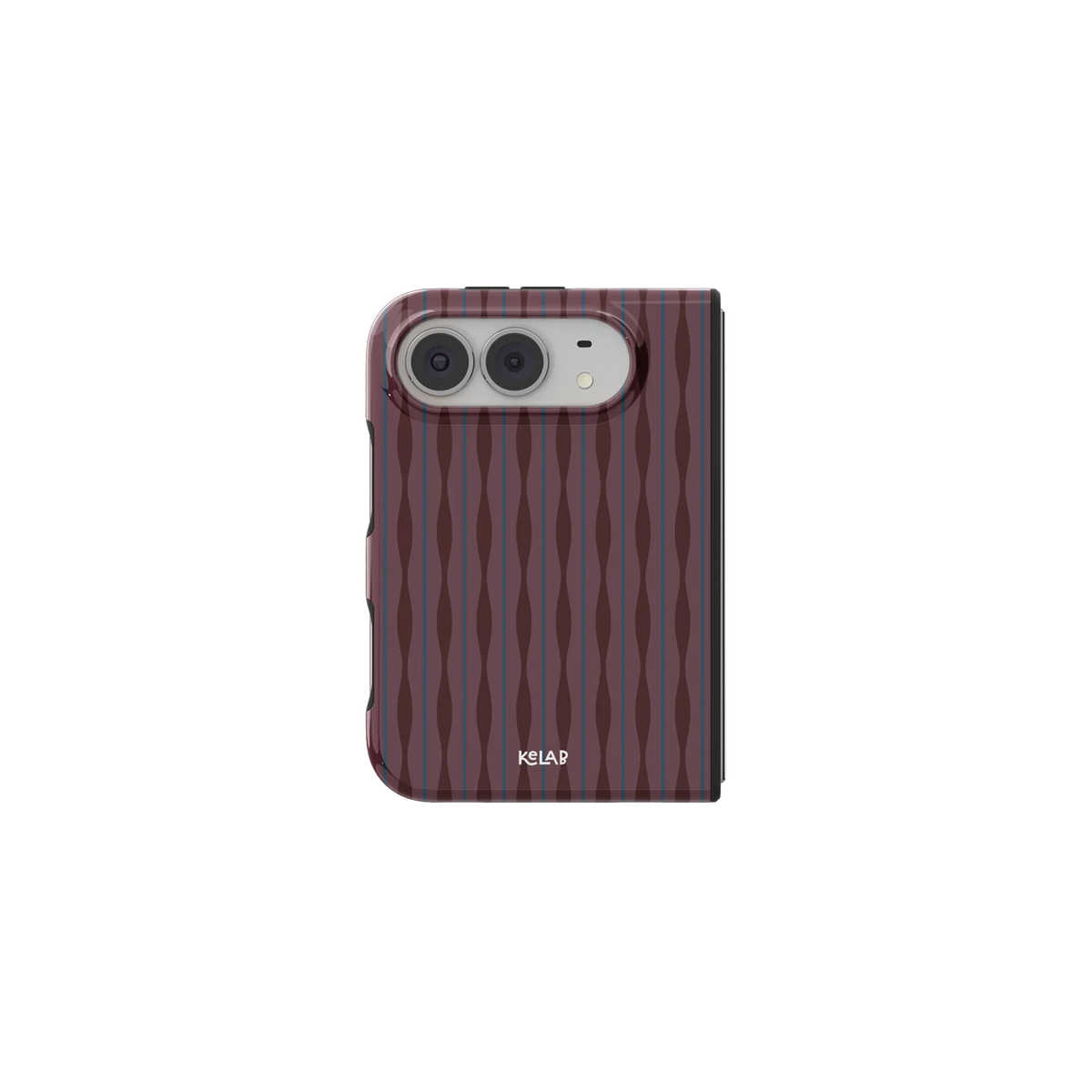 Mulberry | Burgundy Wavy Textured iPhone Case