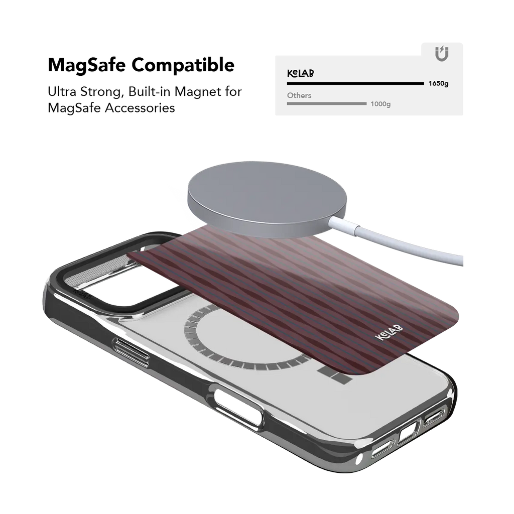 Mulberry | Burgundy Wavy Textured iPhone Case
