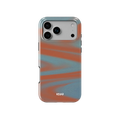 Aalto | Y2K Orange Abstract Wave iPhone Case
