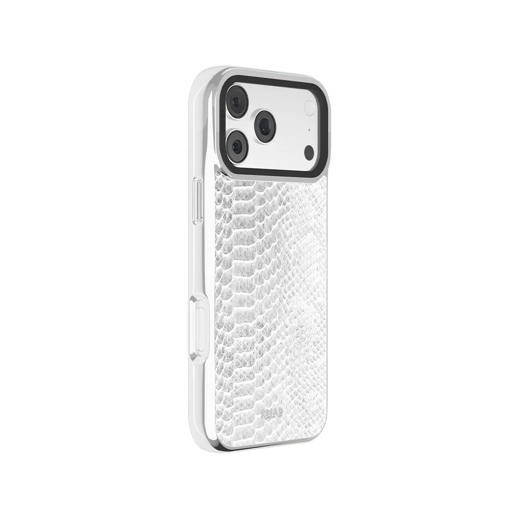 White Venom | Snake Skin Print iPhone Case