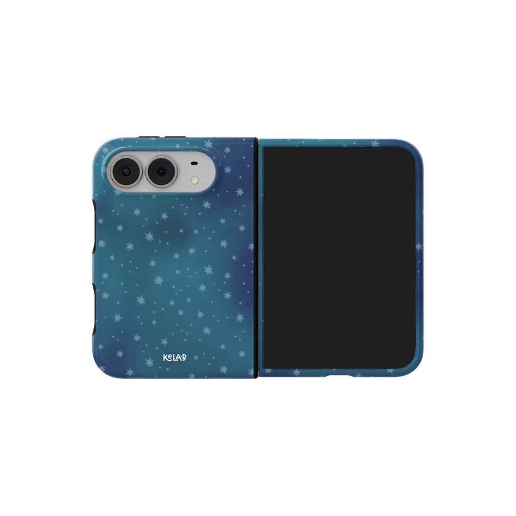 Moon Mist | Starry Midnight Blue iPhone Case